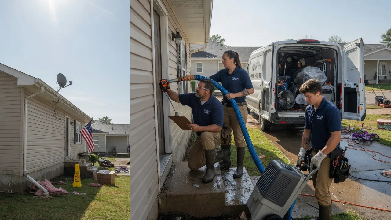 Ceiling Water Damage Restoration in Minneapolis, NC near me